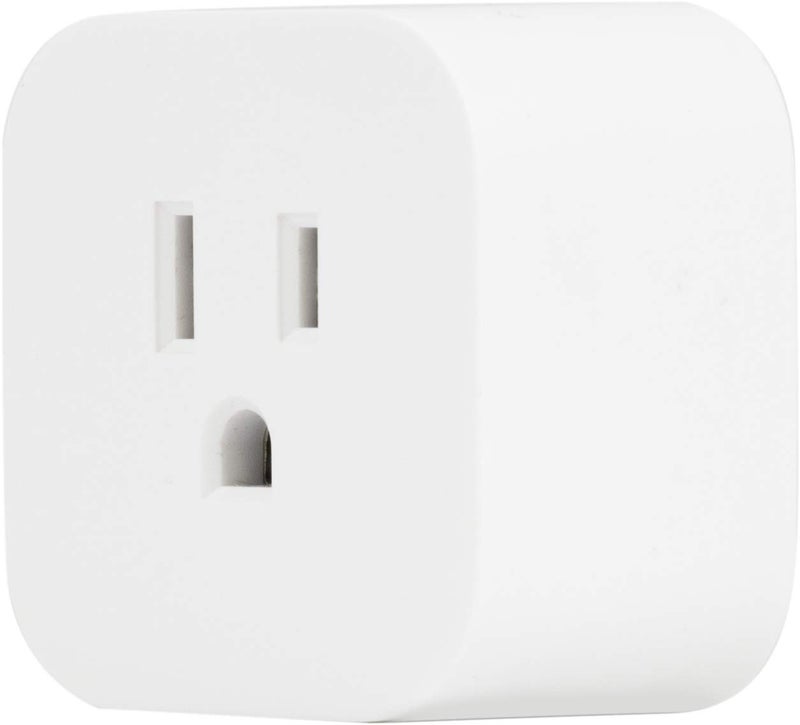 Enbrighten, White, Wi-Fi Smart Light Switch, Indoor Micro Plug-In, 1-Grounded Outlet, No Hub Required, 51511 - Image 3